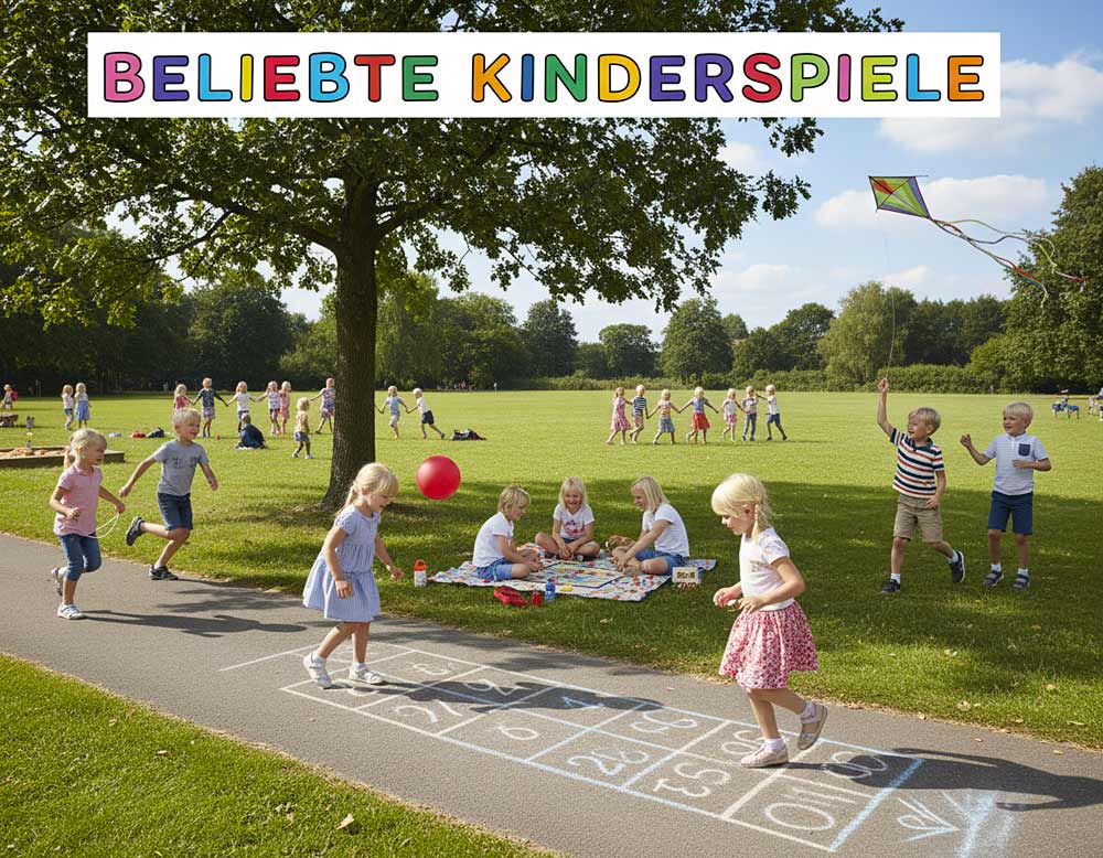 Beliebte und bekannte Spiele für Kinder Beliebte und bekannte Spiele für Kinder