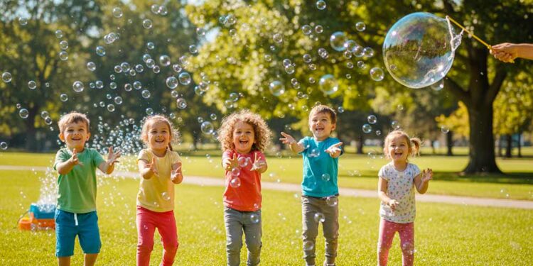 Bewegungsreiche Outdoor-Spiele, die 5‑Jährige wirklich begeistern