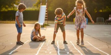 Welches Spiel passt zu welcher Situation? Die Wahl des richtigen Spiels hängt vom Ort, der Anzahl der Kinder und der verfügbaren Zeit ab. Für einen Kindergeburtstag eignen sich besonders Spiele, die viele Kinder gleichzeitig beschäftigen. Schnitzeljagd, Plumpsack und Räuber und Gendarm sind ideal. Diese Spiele halten die Gruppe zusammen und schaffen unvergessliche Erinnerungen. Sie können leicht an die Anzahl der Kinder angepasst werden. Drinnen im Haus funktionieren Spiele, die wenig Platz brauchen. Blinde Kuh, Stadt Land Fluss, Schere Stein Papier und Armer schwarzer Kater sind perfekt für Regentage. Sie brauchen minimal Vorbereitung und können spontan gespielt werden. Taler Taler du musst wandern passt auch gut ins Wohnzimmer. Draußen im Garten oder Park zeigen Bewegungsspiele ihre volle Kraft. Murmeln, Gummitwist, Ochs am Berg, Katz und Maus, Schubkarrenrennen und Fischer wie tief ist das Wasser funktionieren hervorragend. Diese Spiele brauchen Platz und frische Luft. Himmel und Hölle braucht nur einen ebenen Untergrund mit Platz für Kreide. Spieltyp Spiele Beste Umgebung Anzahl Spieler Material Fang- und Versteckspiele Blinde Kuh, Räuber und Gendarm, Katz und Maus Drinnen und draußen 3–10+ Augenbinde Bewegungsspiele Gummitwist, Ochs am Berg, Plumpsack, Schubkarrenrennen Draußen, Schulhof 3–8+ Gummiband, Tuch Geschicklichkeitsspiele Murmeln, Himmel und Hölle Draußen, ebener Untergrund 1–4 Murmeln, Kreide, Stein Denkspiele Stadt Land Fluss, Schere Stein Papier Drinnen, am Tisch 2–6 Papier, Stift Kreisspiele Armer schwarzer Kater, Fischer wie tief, Taler Taler Drinnen und draußen 4–15+ Keine oder Münze Abenteuer Schnitzeljagd Draußen, Garten/Park 2–10+ Zettel, Rätsel Warum alte Spiele heute noch wertvoll sind Diese Klassiker haben sich über Jahrzehnte bewährt. Sie sind günstig, einfach zu verstehen und trotzdem spannend. Kinder brauchen keine lange Einführung, um Spaß zu haben. Viele aktuelle Spielesammlungen empfehlen diese Klassiker immer wieder, weil sie funktionieren. Alte Kinderspiele von früher neu entdecken