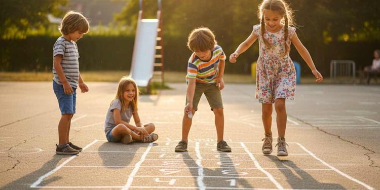 Welches Spiel passt zu welcher Situation? Die Wahl des richtigen Spiels hängt vom Ort, der Anzahl der Kinder und der verfügbaren Zeit ab. Für einen Kindergeburtstag eignen sich besonders Spiele, die viele Kinder gleichzeitig beschäftigen. Schnitzeljagd, Plumpsack und Räuber und Gendarm sind ideal. Diese Spiele halten die Gruppe zusammen und schaffen unvergessliche Erinnerungen. Sie können leicht an die Anzahl der Kinder angepasst werden. Drinnen im Haus funktionieren Spiele, die wenig Platz brauchen. Blinde Kuh, Stadt Land Fluss, Schere Stein Papier und Armer schwarzer Kater sind perfekt für Regentage. Sie brauchen minimal Vorbereitung und können spontan gespielt werden. Taler Taler du musst wandern passt auch gut ins Wohnzimmer. Draußen im Garten oder Park zeigen Bewegungsspiele ihre volle Kraft. Murmeln, Gummitwist, Ochs am Berg, Katz und Maus, Schubkarrenrennen und Fischer wie tief ist das Wasser funktionieren hervorragend. Diese Spiele brauchen Platz und frische Luft. Himmel und Hölle braucht nur einen ebenen Untergrund mit Platz für Kreide. Spieltyp Spiele Beste Umgebung Anzahl Spieler Material Fang- und Versteckspiele Blinde Kuh, Räuber und Gendarm, Katz und Maus Drinnen und draußen 3–10+ Augenbinde Bewegungsspiele Gummitwist, Ochs am Berg, Plumpsack, Schubkarrenrennen Draußen, Schulhof 3–8+ Gummiband, Tuch Geschicklichkeitsspiele Murmeln, Himmel und Hölle Draußen, ebener Untergrund 1–4 Murmeln, Kreide, Stein Denkspiele Stadt Land Fluss, Schere Stein Papier Drinnen, am Tisch 2–6 Papier, Stift Kreisspiele Armer schwarzer Kater, Fischer wie tief, Taler Taler Drinnen und draußen 4–15+ Keine oder Münze Abenteuer Schnitzeljagd Draußen, Garten/Park 2–10+ Zettel, Rätsel Warum alte Spiele heute noch wertvoll sind Diese Klassiker haben sich über Jahrzehnte bewährt. Sie sind günstig, einfach zu verstehen und trotzdem spannend. Kinder brauchen keine lange Einführung, um Spaß zu haben. Viele aktuelle Spielesammlungen empfehlen diese Klassiker immer wieder, weil sie funktionieren. Alte Kinderspiele von früher neu entdecken