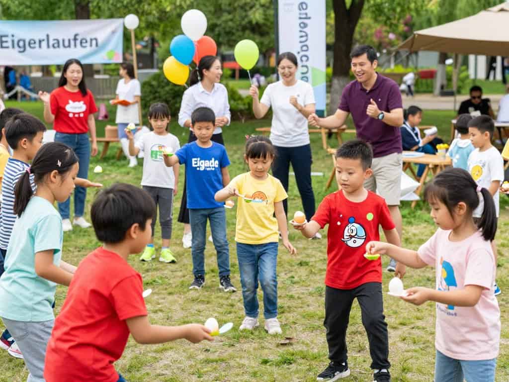 Eierlaufen Umsetzung bei Events
