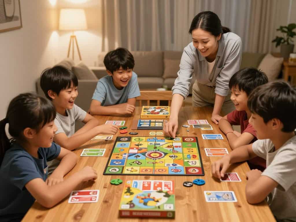 Familienspiele gemeinsamer Spielspaß