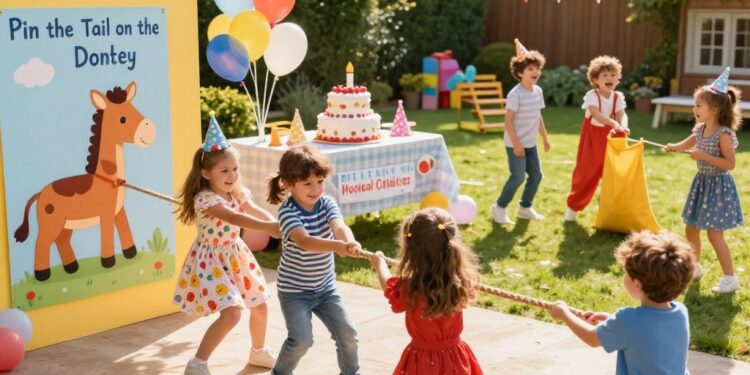 Geburtstagsspiele für Kinder