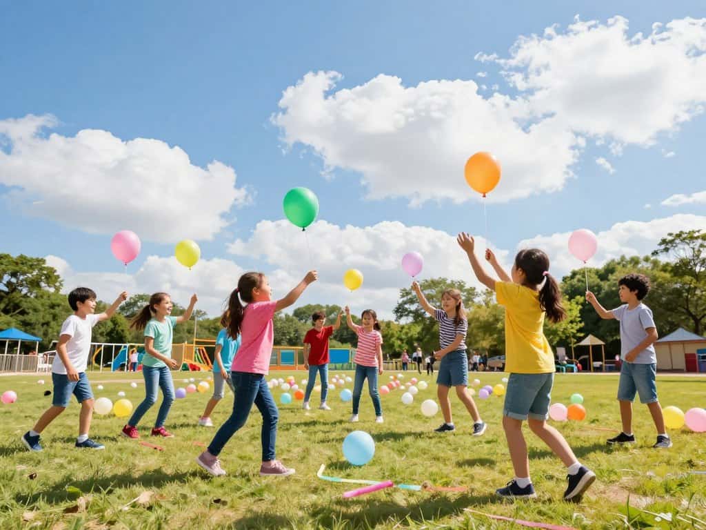 Klassische Luftballon Aktionsspiele