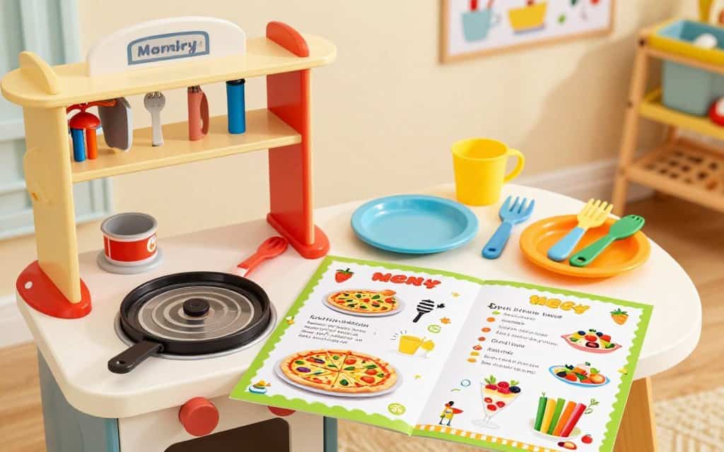 Realistisches Menü für Kinderküche Ausstattung