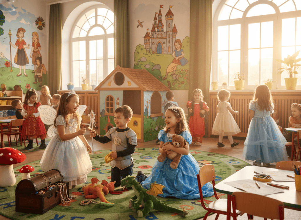 Rollenspiele und Märchenfiguren im Kindergarten