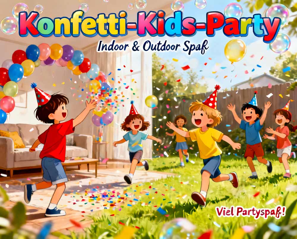 Spiele mit Konfetti für Kinder Spiele mit Konfetti für Kinder
