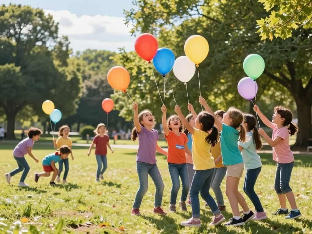 Spielspaß in Gruppen und Teams mit Luftballons
