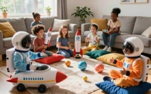Mehr über den Artikel erfahren Astronauten-Expedition als Kinderspiel – Weltraummissionen zu Hause spielen