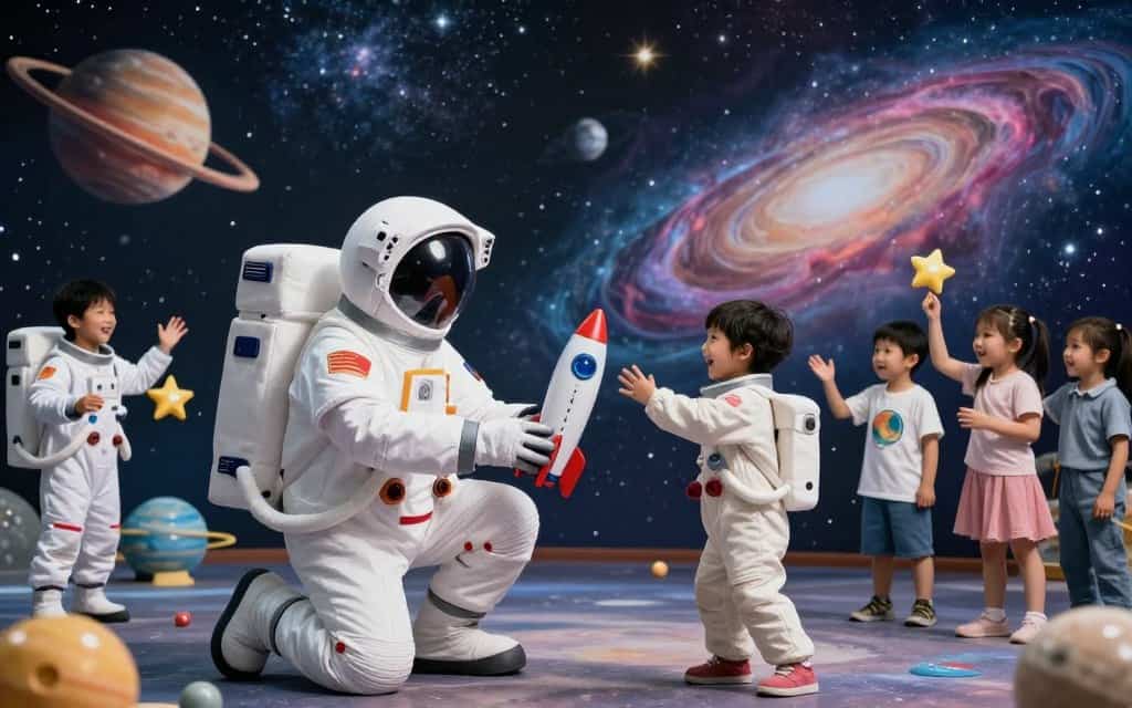 Astronauten-Expedition spielen – Missionen und Szenarien für Kinder