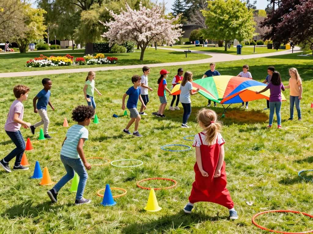 Bewegungsspiele Outdoor