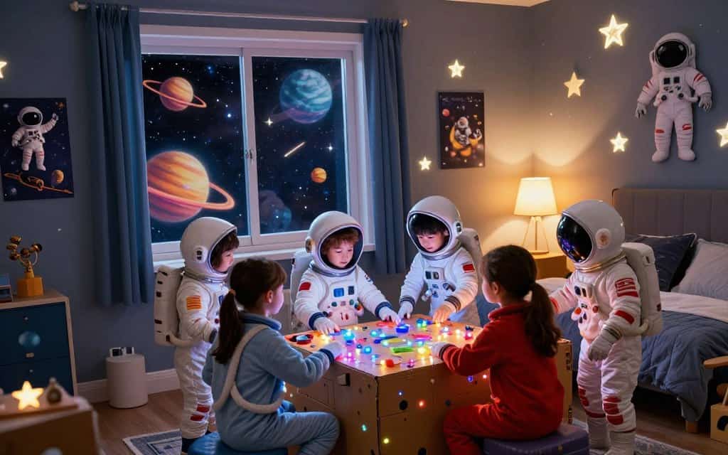 Weltraummissionen im Kinderzimmer – Astronauten-Rollenspiel für Kinder