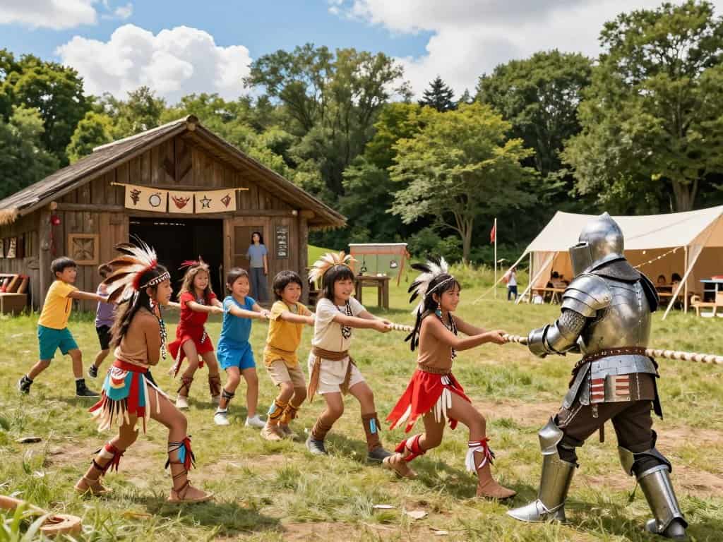 Spiele für das Ferienlager – Teamspiele und Geländespiele