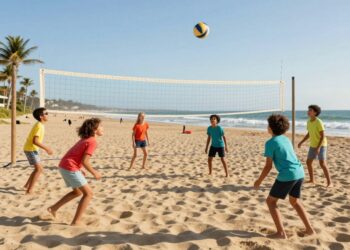 Beach‑Volleyball für Kinder