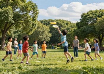 Frisbee werfen