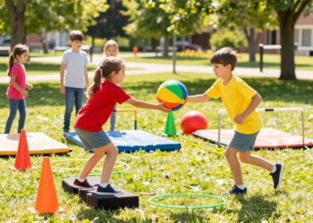 Parcours mit Ball