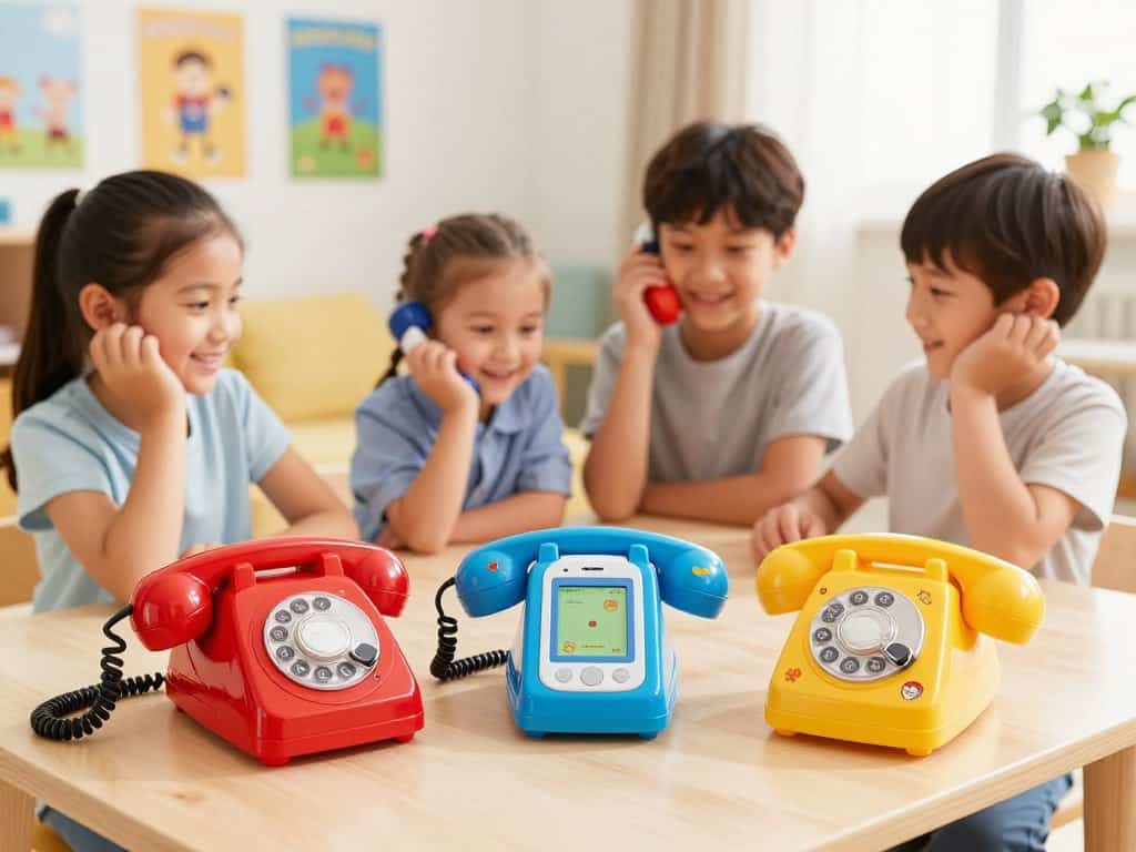 Telefonspiel für Kinder – Szenarien und Requisiten