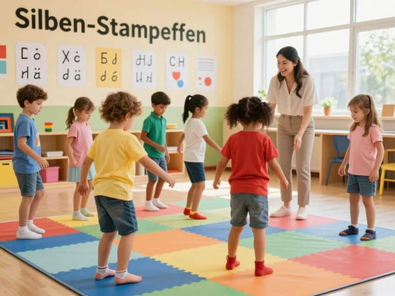 Mehr über den Artikel erfahren Silben-Stampfen – Spielvarianten, Wortlisten und Tipps für Kita und Schule