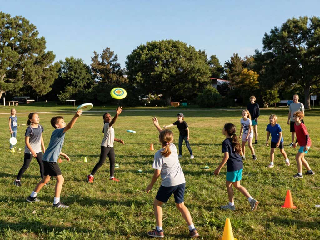 Frisbee Spielideen im Freien – Zielwurf, Golf, Keepaway