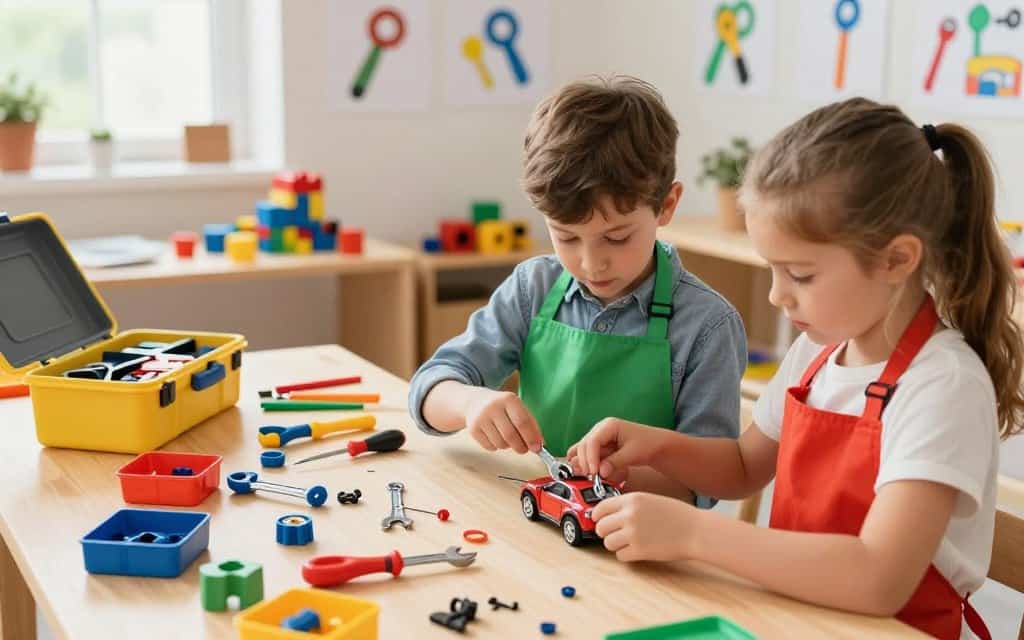 Werkstatt spielen – Rollenspiel-Szenarien für Kinder