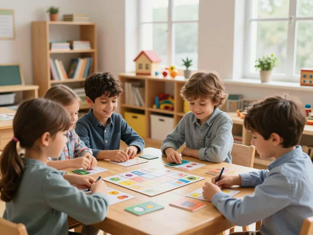 Kreative Kinderspiele nach Situation – drinnen und draußen