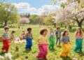 Frühlingsspiele für Kinder