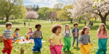 Frühlingsspiele für Kinder