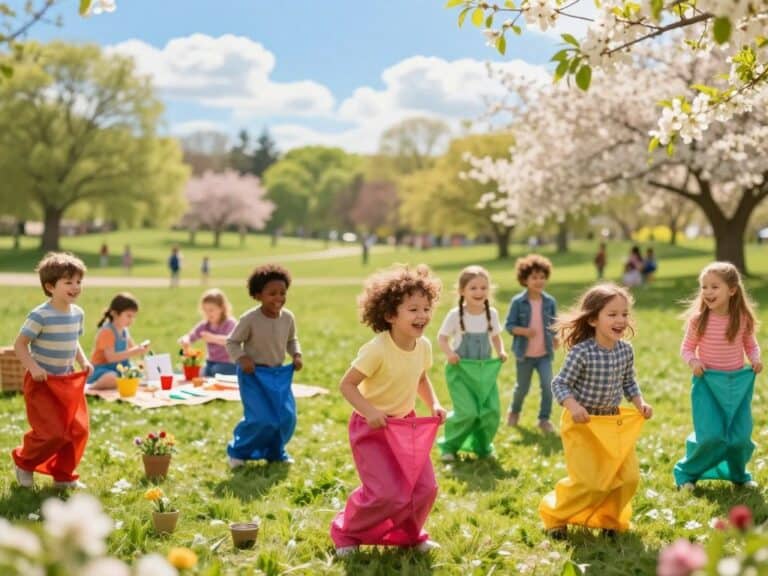 Mehr über den Artikel erfahren Frühlingsspiele für Kinder: Ideen für draußen mit und ohne Vorbereitung