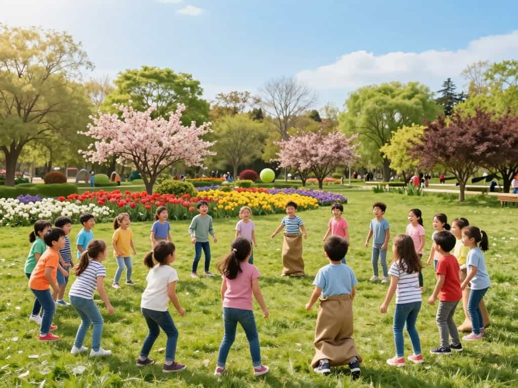 Basteln mit Naturmaterialien im Frühling