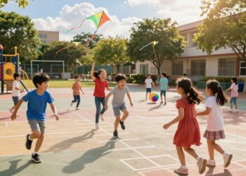 Spiele für den Pausenhof für Kinder