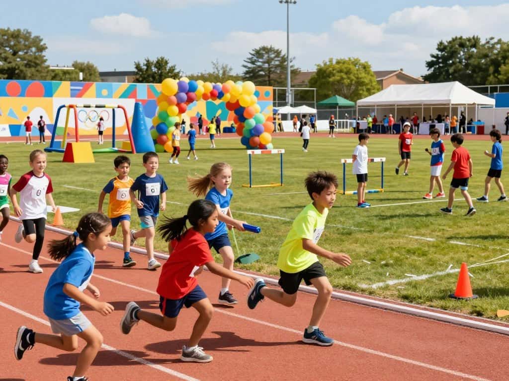 Stationen Kinderolympiade