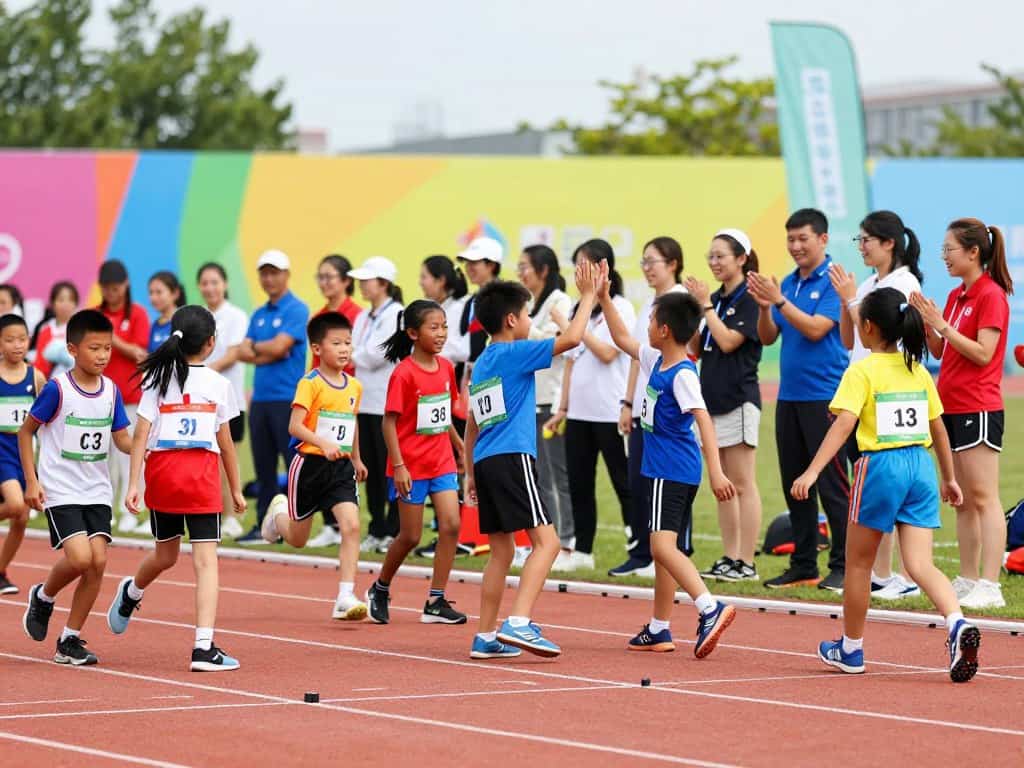 Teamgeist und Fairness bei der Kinderolympiade