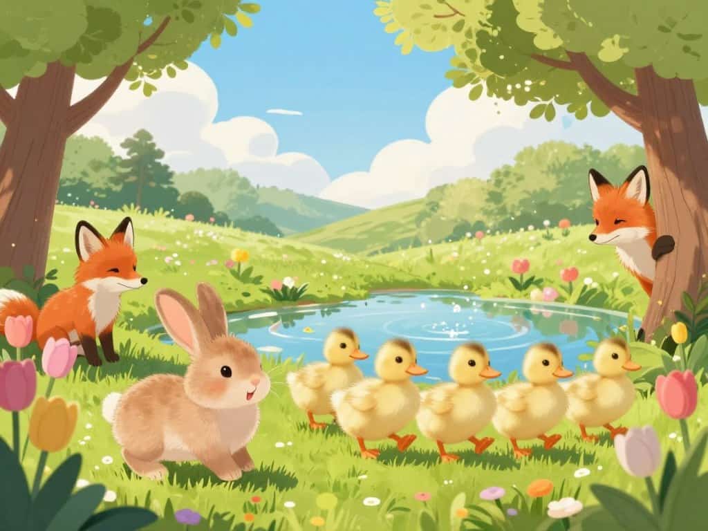 Frühlingsspiele für Kinder in der Natur