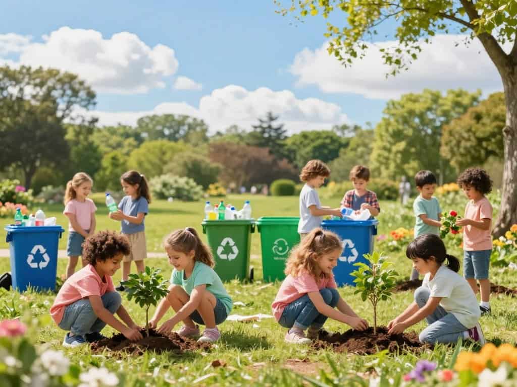 Bewegungsspiele Frühling Kinder draußen