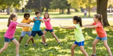 Aufwärmspiele mit Kindern