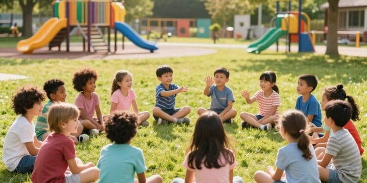 Kennenlernspiele mit Kindern
