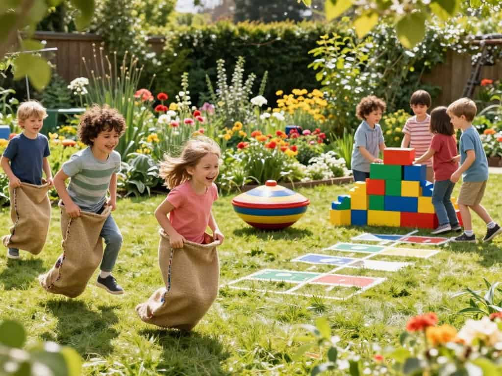 Klassische und innovative Gartenspiele