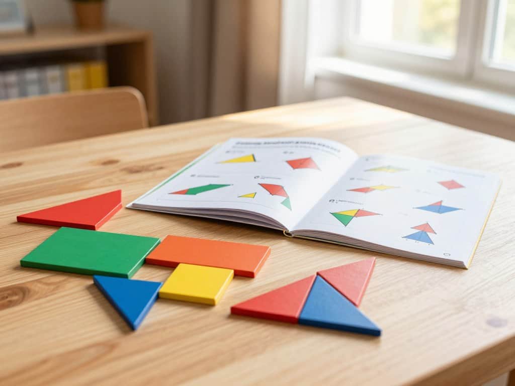 Verschiedene Spielmodi beim Tangram