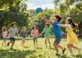 Fangspiel mit Ball für Kinder