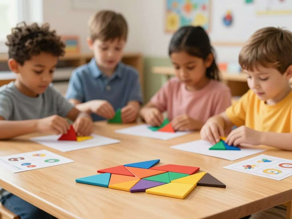 Tangram Sets aus verschiedenen Materialien im Vergleich