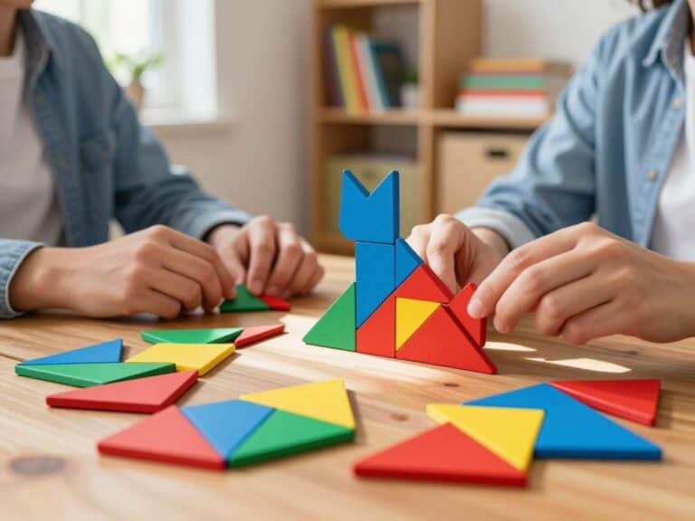 Mehr über den Artikel erfahren Tangram Spiel – Geometrische Formen entdecken