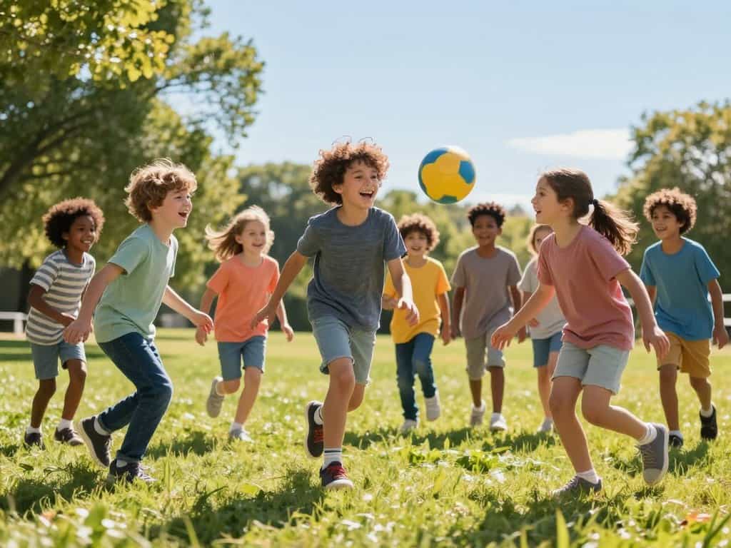 Fangspiel mit Ball für Kinder